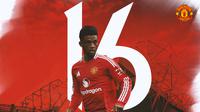 Manchester United - Ilustrasi Amad Diallo (Bola.com/Adreanus Titus)
