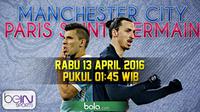 Manchester City vs Paris Saint-Germain (Bola.com/Samsul Hadi)