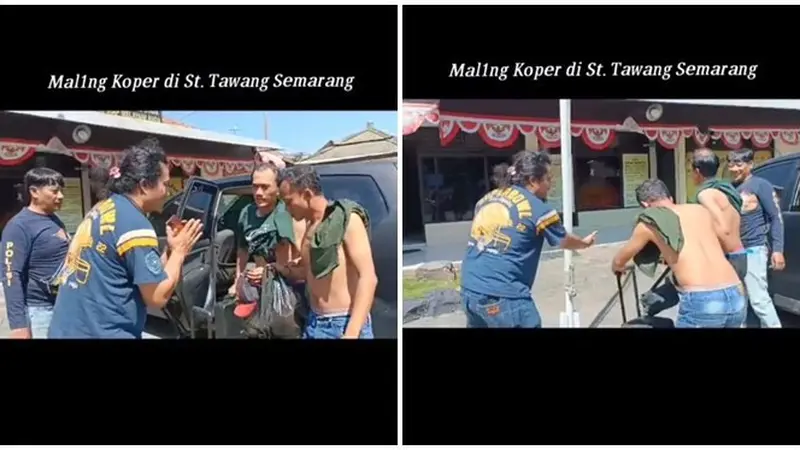 Viral Aksi Polisi Sambut Pencuri Koper di Semarang Bak Tamu Ini Jadi Sorotan