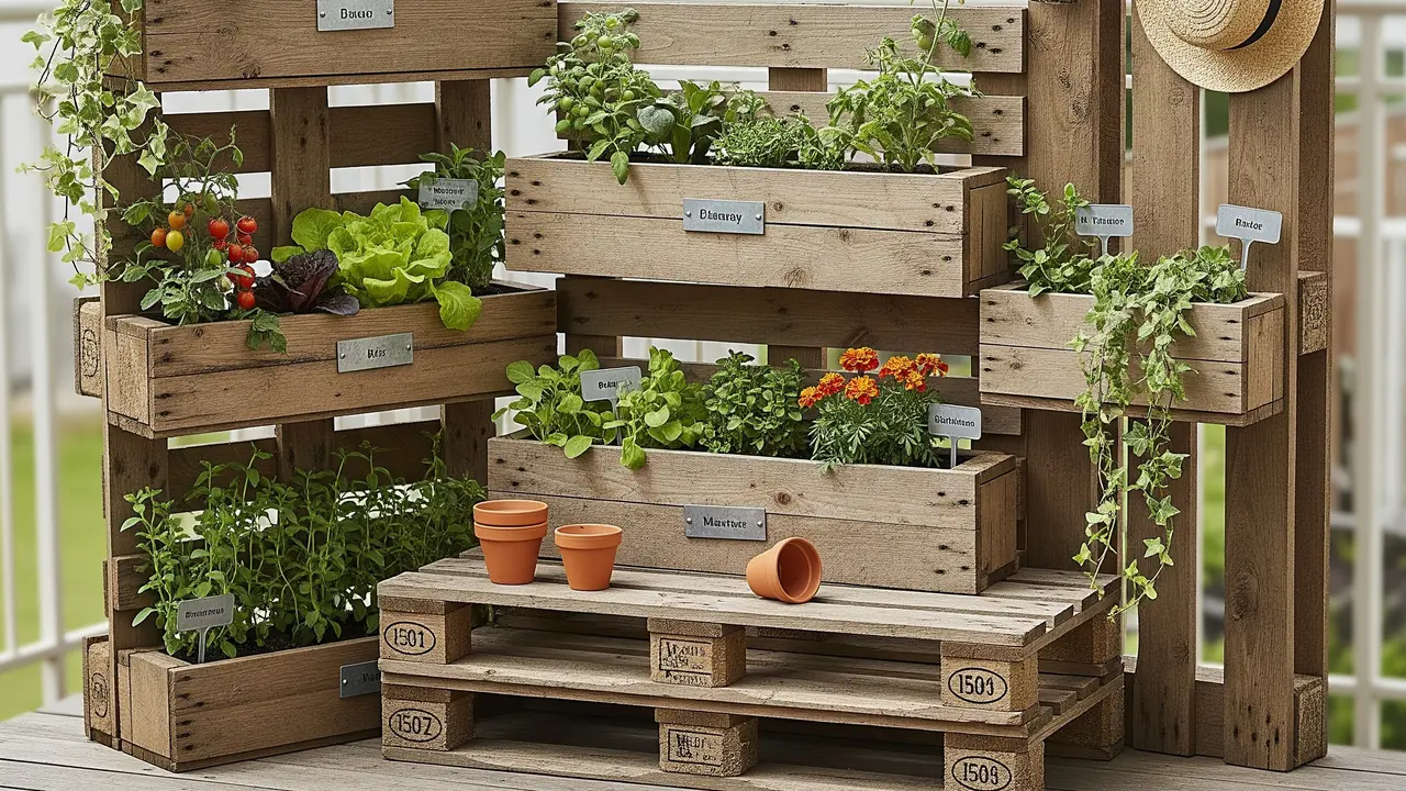 Model Kebun Mini Sederhana (Image by Gemini AI)