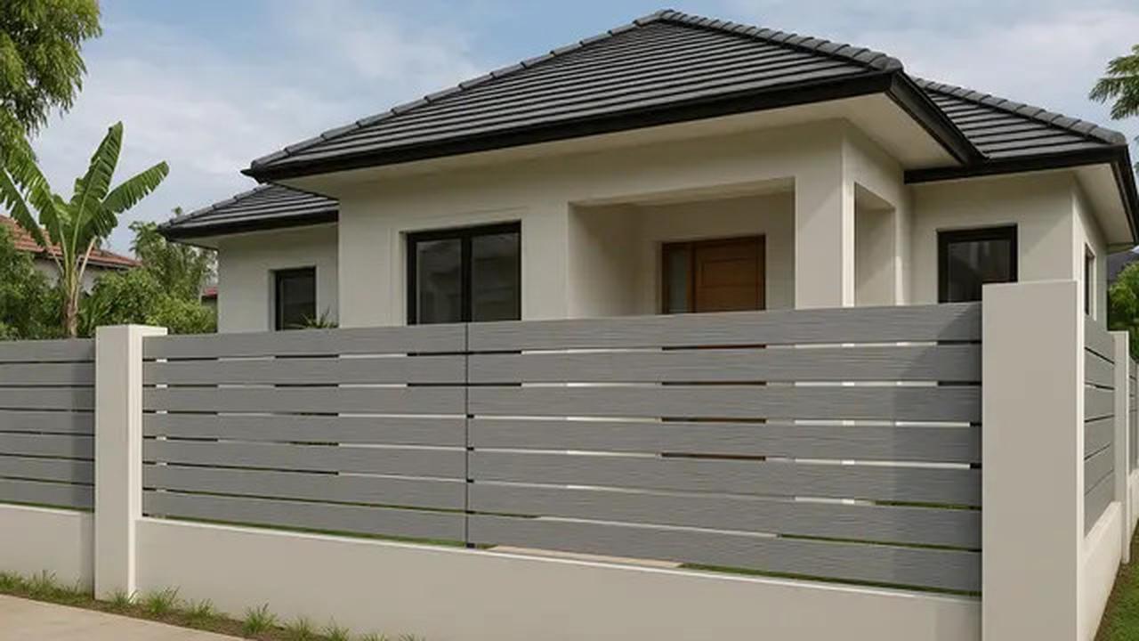10 Model Pagar Tembok Tanpa Besi yang Lagi Hits, Bikin Tampilan Rumah Estetik dari Luar