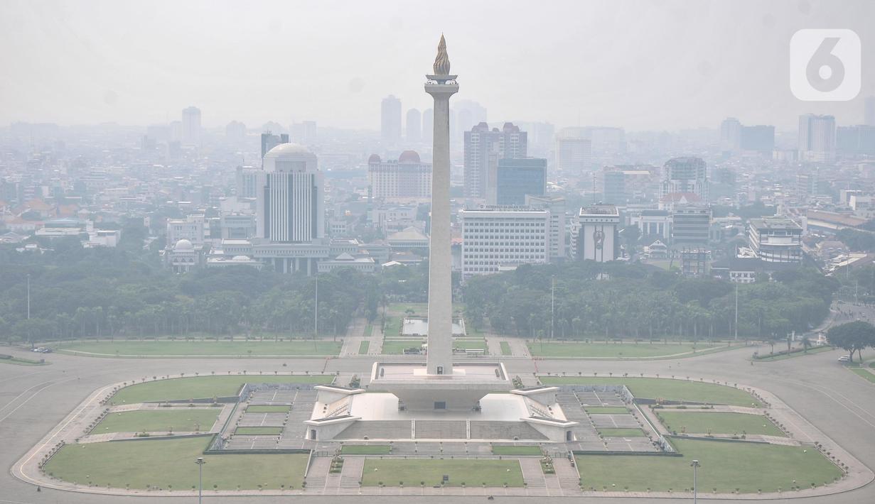 Foto Polusi Udara Selimuti Jakarta Foto