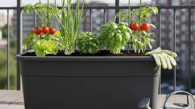 Ide Kebun Sayur di Balkon Rumah
