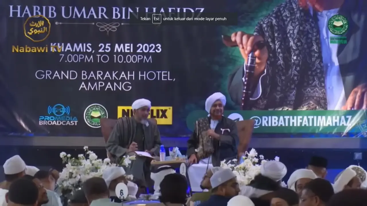 Habib Umar bin Hafidz Menjawab Pertanyaan dari Kelompok LGBT Malaysia