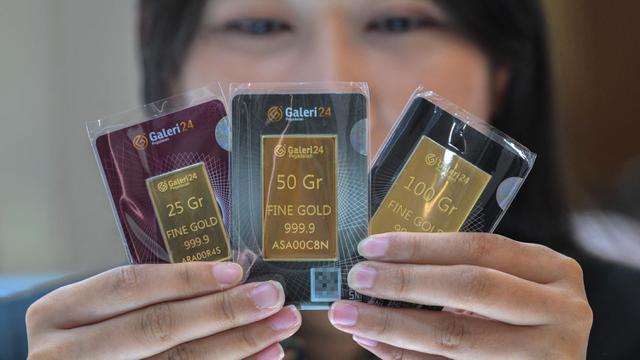 Hari Ini, Harga Emas Antam Turun Tipis