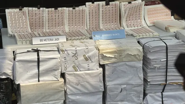 Pengungkapan Sindikat Meterai Palsu