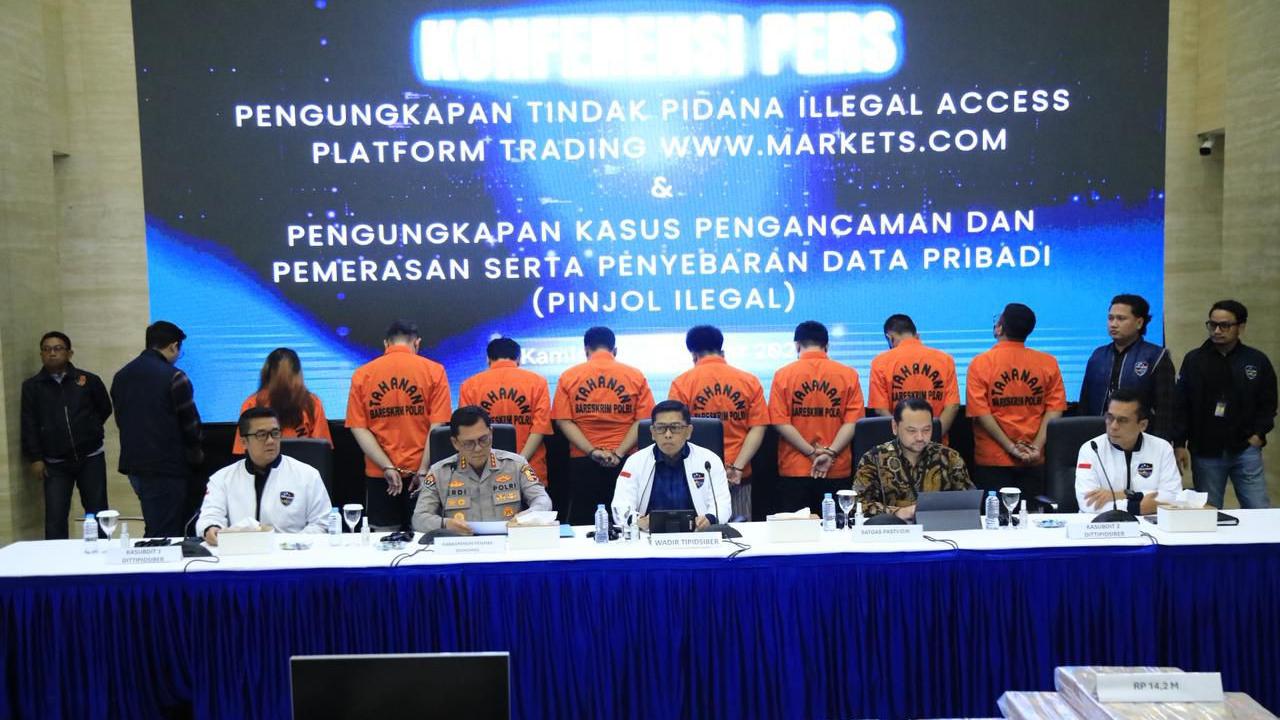 Bareskrim Polri Tangkap WNI Pembobol InternationalMarkets.com, Kerugian Capai Rp6,67 Miliar