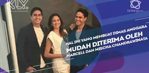 Marcell Chandrawinata menceritakan hal yang membuat mereka mudah dekat dengan Dimas Anggara.