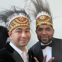 Raffi Ahmad dan Piter Ginuny. (Instagram/raffinagita1717)