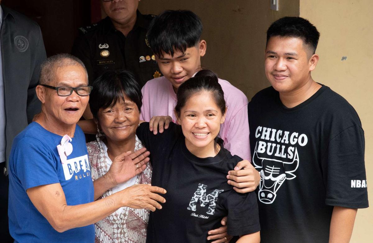 Mary Jane Veloso tiba di Filipina