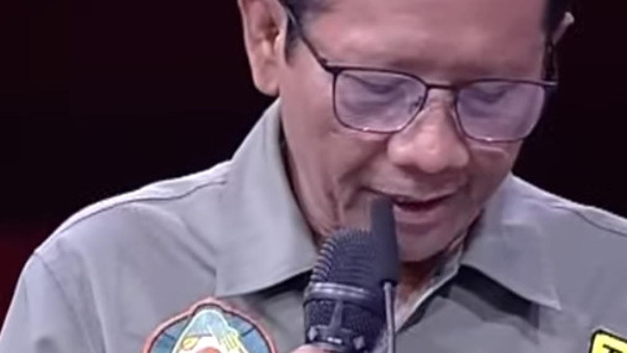 Penutup Debat Cawapres, Mahfud Singgung Pedang Hukum yang Tumpul hingga Nyanyi Lagu Ebiet G Ade
