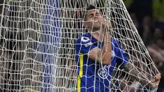 Nama pertama pemain yang tampil buruk saat Chelsea ditahan imbang Leicester City adalah Christian Pulisic. Ia tak mampu memanfaatkan peluang emas untuk mencetak gol di babak kedua dan malah menyia-nyiakannya. (AFP/Frank Augstein)