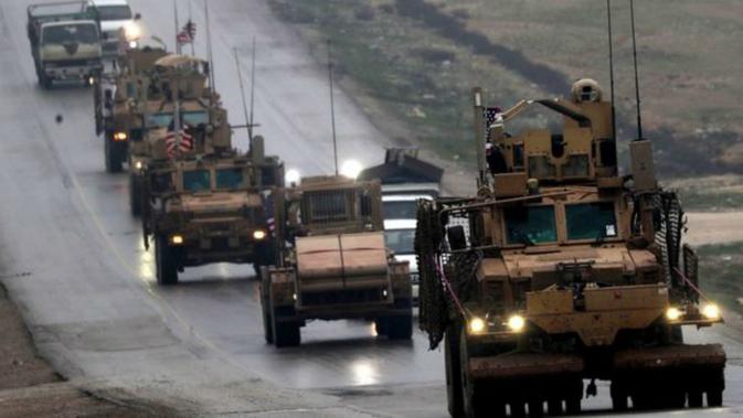 Pasukan AS di Suriah utara (AFP PHOTO)