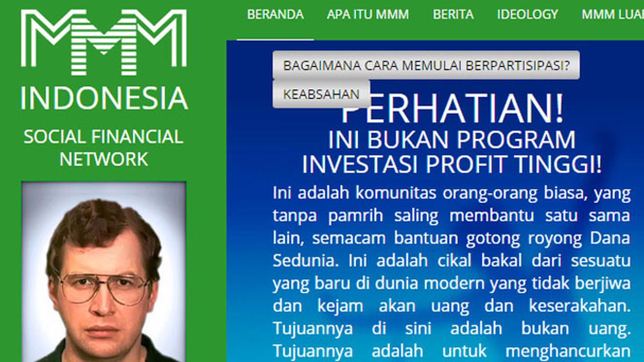 OJK Minta Menkominfo Blokir 20 Situs Investasi Ilegal MMM