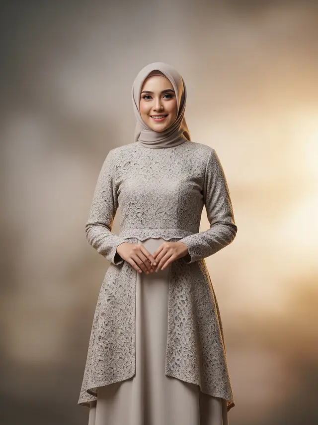 9 Model Gamis Batik Brokat Gaya Elegan Simpel ala 2026