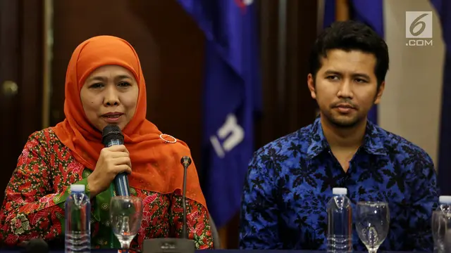 FOTO: Resmi Diusung Partai NasDem, Khofifah dan Emil Senyum Semringah