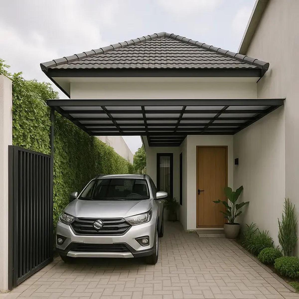7 Inspirasi Model Garasi Minimalis Kecil untuk Rumah Lahan Terbatas