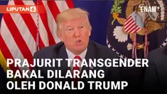 Tegas! Donald Trump Revisi Kebijakan Tentang Pasukan Transgender