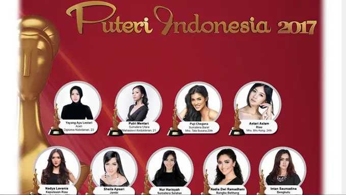 Yang paling dinanti...ajang Pemilihan Puteri Indonesia 2017, segera hadir! Penasaran? Inilah wajah-wajah para finalisnya!
