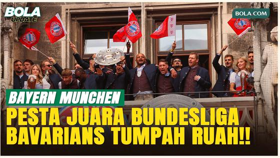 Ribuan Fans Pesta Juara! Bayern Munchen Rayakan Gelar Bundesliga ke-13 dalam 14 Musim