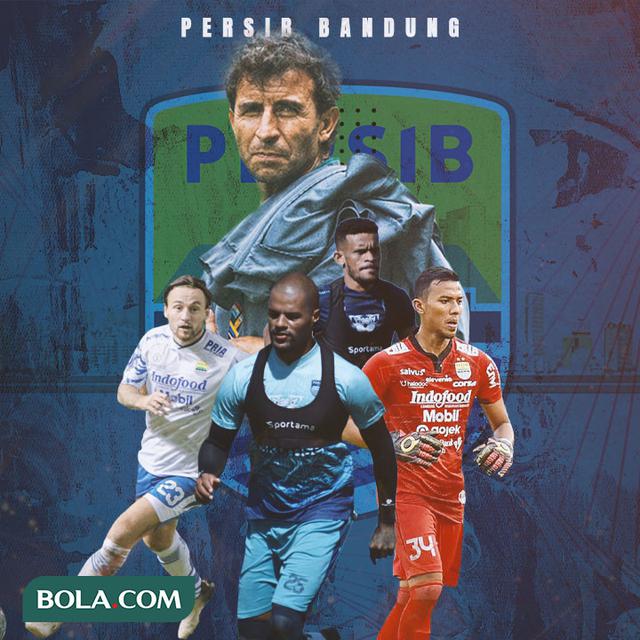 Persib Bandung - Luis Milla dan Pemain Persib Bandung