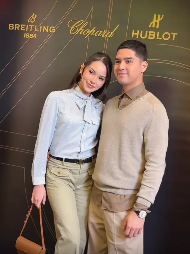 Alyssa Daguise di Acara Irwan Mussry pakai tas Celine. [@time.international]