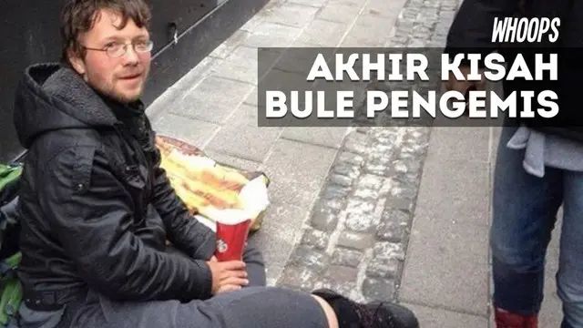 WHOOPS: Bule Pengemis di Surabaya dan Bali Ini Ternyata Suka Foya-foya