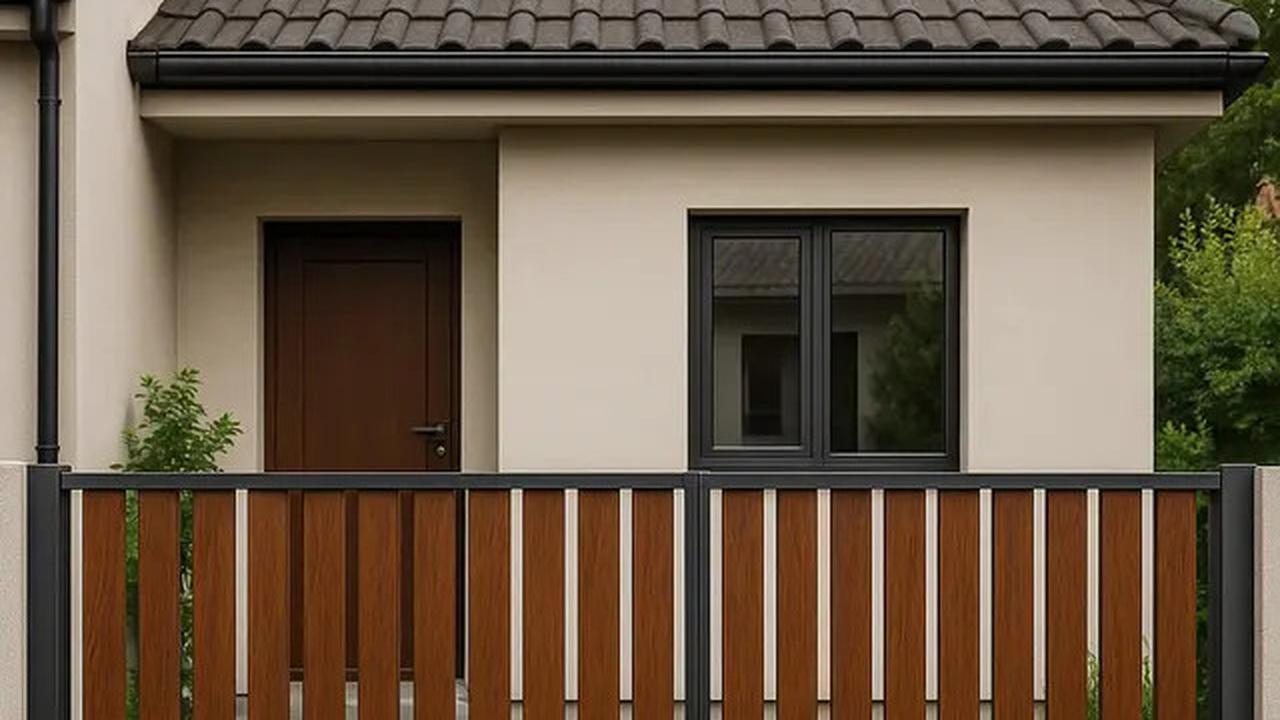 7 Model Pagar Rumah Minimalis Modern Perpaduan Kayu dan Besi, Bikin Fasad Makin Berkelas