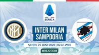 Serie A: Inter Milan Vs Sampdoria. (Bola.com/Dody Iryawan)