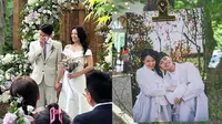 Jang Hansol dan Jeanette Ong resmi menikah di Korea Selatan. (Sumber: Instagram/hansoljang110/meongmoongi)