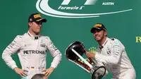 F1: Pangkas Jarak dengan Rosberg, Hamilton Tak Mau Lupa Diri