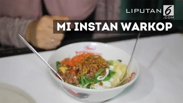 Ini Rahasia Mi Instan di Warkop Lebih Enak