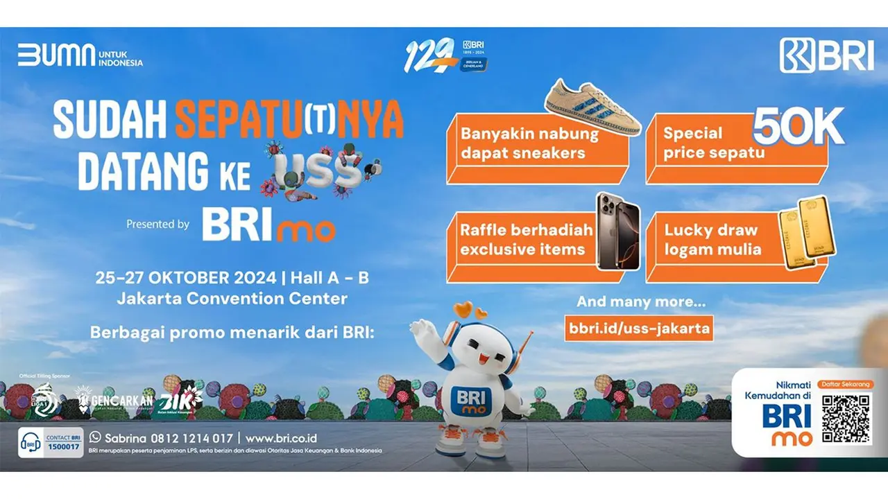 USS 2024 Presented by BRImo Hadir di JCC, Pencinta Sneakers Wajib Borong dan Merapat!