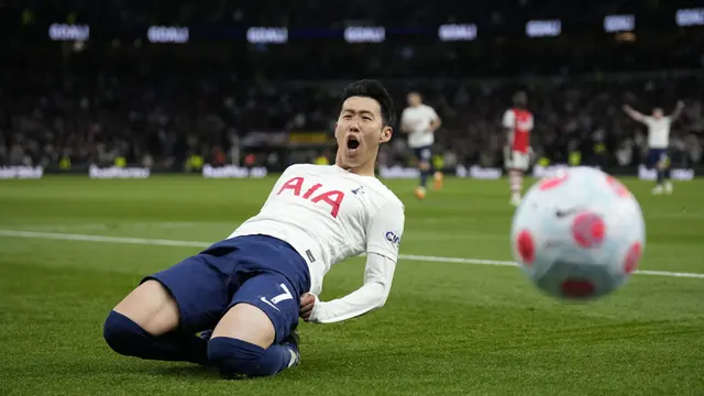 Foto: Tambah Pundi-pundi Gol Saat Kalahkan Arsenal, Son Heung-min Panaskan Gelar Sepatu Emas Liga Inggris Musim Ini