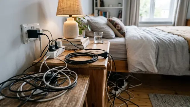 Kabel Listrik di Kamar