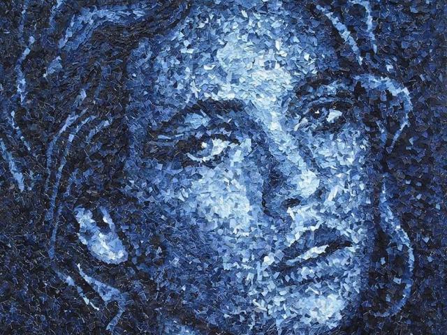 Keren Seniman Turki Buat Lukisan Unik Dari Potongan Denim Citizen6 Liputan6 Com