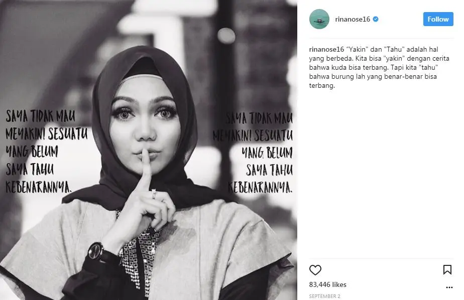 Rina Nose (Instagram/@rinanose16)