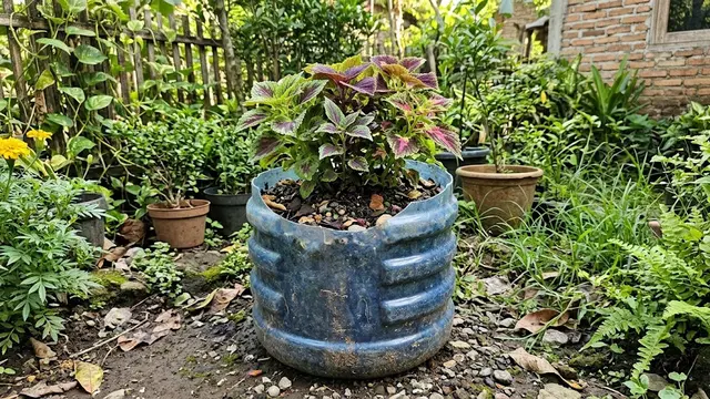 Pot Tanaman Murah dari Limbah Rumah Tangga