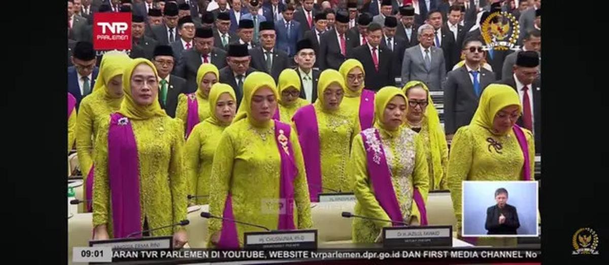 Warna-warni Cantik Kebaya Arzeti Bilbina hingga Atalia Praratya di Sidang Tahunan MPR
