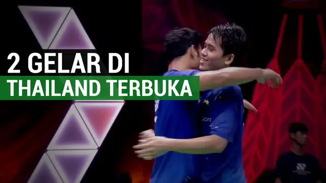 Berita video momen 2 pebulu tangkis Indonesia meraih 2 gelar juara di Thailand Terbuka 2017 pada Minggu (4/6).