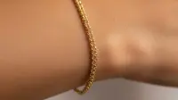 15 Model Gelang Emas Tipis tapi Tidak Mudah Putus untuk Tampilan Elegan Sehari-hari
