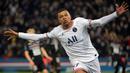 Paris Saint-Germain sukses meraih tiga poin saat menjamu Rennes pada laga pekan ke-24 Liga Prancis 2021/2022, Sabtu (12/02/2022) dini hari WIB. (AFP/Julien De Rosa)