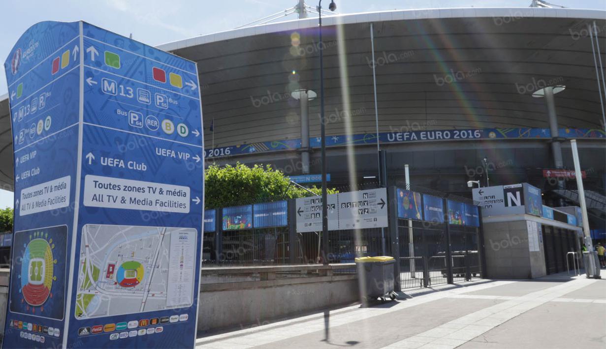 Stadion ini pernah menjadi saksi sejarah Prancis meraih gelar Piala Dunia 1998 usai menaklukan Brasil 3-0. (Bola.com/Vitalis Yogi Trisna)