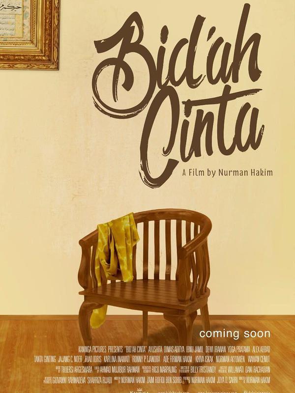 Poster film Bidah Cinta. (Foto: Instagram @kaningapictures)