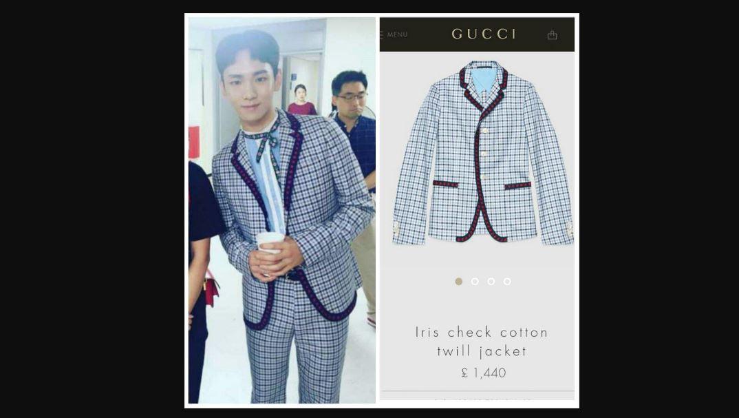 Jaket mewah milik Key SHINee [foto: koreaboo]
