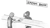 Bank sperma berawal dar donor sperma yang pertama kali dilakukan akhir abad ke-19 (http://www.shawnolson.net/)