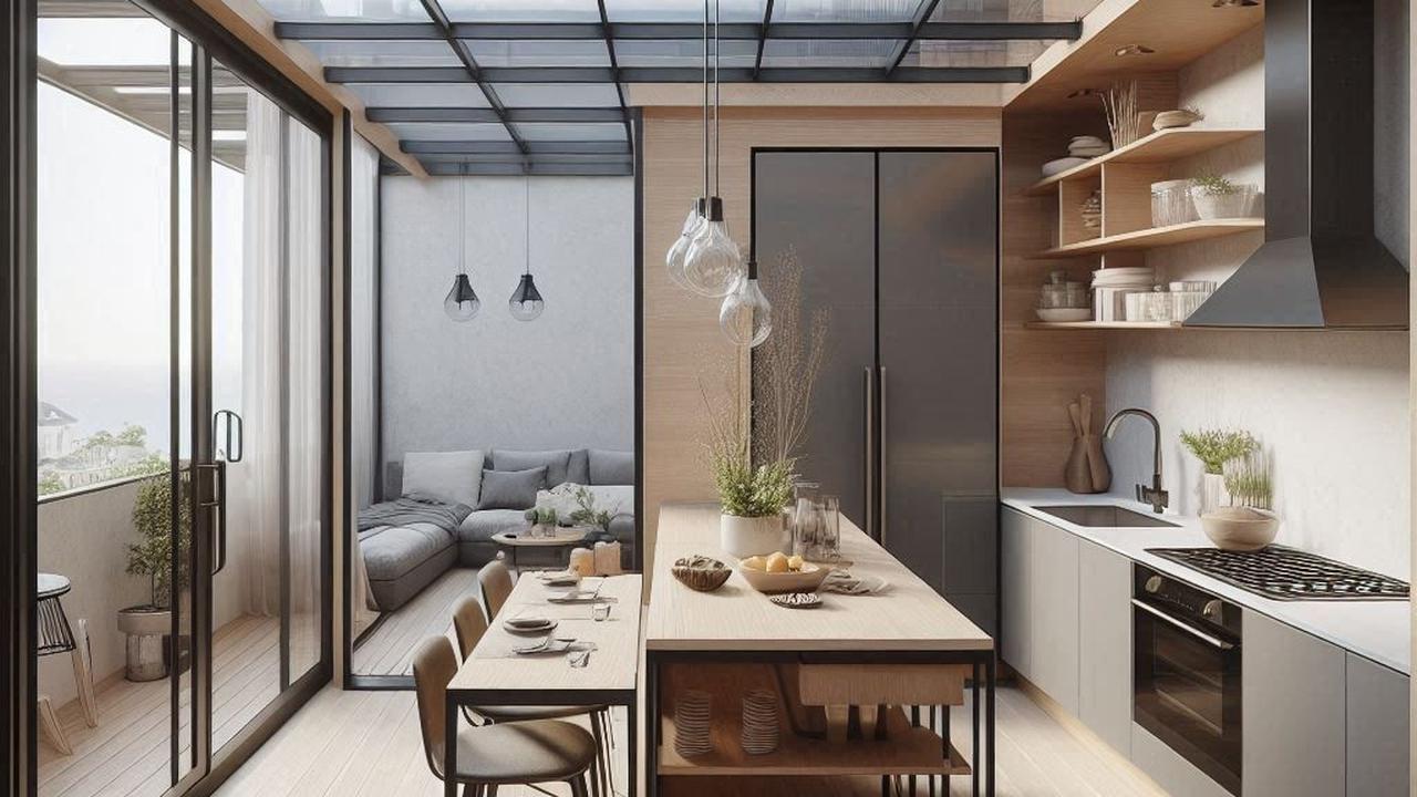 Desain Dapur Minimalis Terbuka