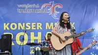 Gebby Idol sukses hibur wisman Timor Leste di Konser Musik Rohani Mota’ain. (foto: dok. Kemenpar)