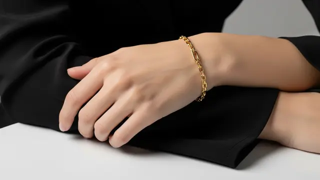 Model Gelang Emas 5 Gram Rantai Klasik Elegan Tapi Tetap Terjangkau/Ilustrasi Gemini AI