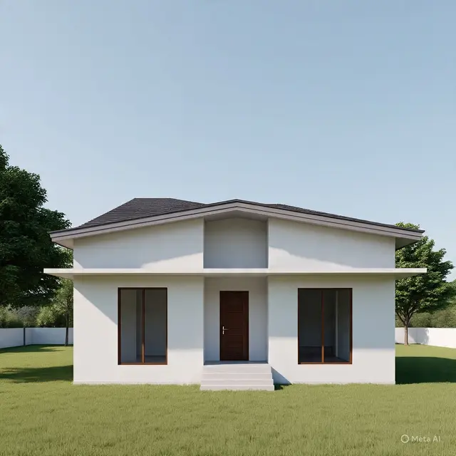Desain Rumah 8x5 Sederhana 2 Kamar